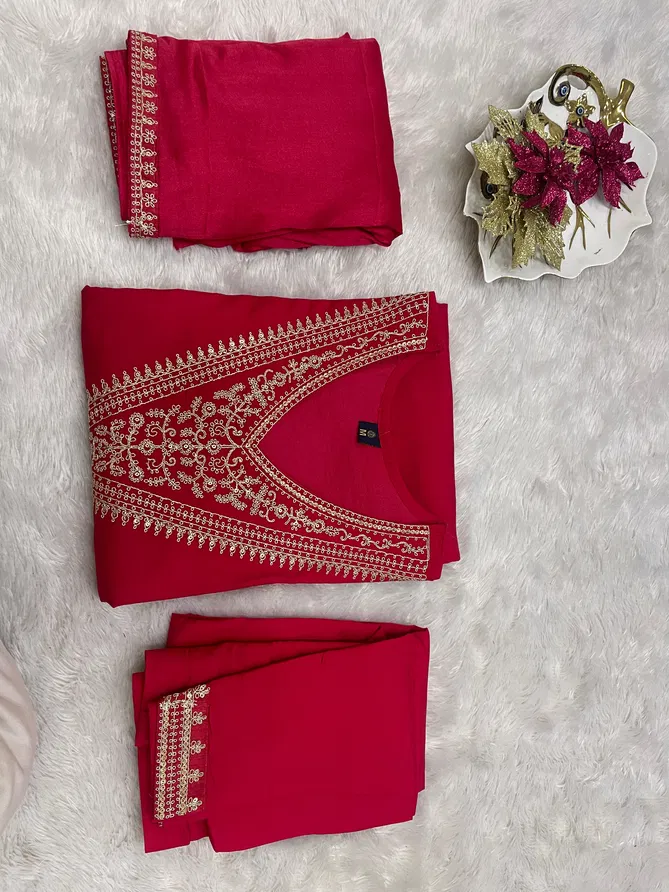 Kara Roman Silk Slawar Kameez Exporters In India